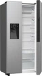 Холодильник Gorenje SBS, 179х70х92 см, 2-дверный, 376 л (190 л полезного объема), класс энергоэффективности А++, NF+, инверторный компрессор, зона свежести, диспенсер для воды, генератор льда (629295) - изображение 3