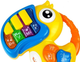 Pianinko-organek Lean Toys Do Re Mi Papuga Żółty 4065 (5907625580564) - obraz 4