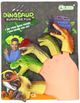 Zestaw pacynek na palec Lean Toys Dinozaury Kolorowe 5 szt 16693 (5905884452790) - obraz 1
