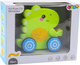 Zabawka do ciągnięcia na sznurku LEAN Toys Dinozaur z grzechotką Zielona 24614 (5905991057413) - obraz 1