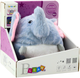Projektor-zabawka pluszowa LEAN Toys Słonik usypiający z dźwiękami i światłami Szary 22810 (5905991051596) - obraz 1