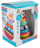 Розвиваюча пірамідка LEAN Toys Ванка Wstanka Клоун з візерунками і звуками 7973 (5905214973483) - зображення 1