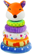 Piramidka pluszowa edukacyjna LEAN Toys Lis Kolorowa 17535 (5905991003847) - obraz 3