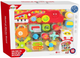 Tablica sensoryczna interaktywna dla dzieci LEAN Toys z panelem edukacyjnym i pianinkiem 15 elementów 18007 (5905991013969) - obraz 1