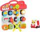 Tablica sensoryczna interaktywna dla dzieci LEAN Toys z panelem edukacyjnym i pianinkiem 15 elementów 18007 (5905991013969) - obraz 3