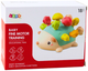 Zabawka sensoryczna dla niemowląt LEAN Toys Jeżyk z patyczkami Kolorowa 21213 (5905991037088) - obraz 1