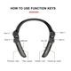 Портативная колонка на шею, Bluetooth колонка шейная дуга Беспроводная колонка с шейным ободом 760 mAh - изображение 4