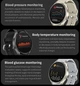 Смарт годинник Smart Watch (Bluetooth Дзвінки, GPS, NFC, Фітнес-трекер, Моніторинг сну, Пульсометр, Крокомір, Тонометр) чорний - зображення 4