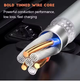 Кабель USB Type-C 6A для зарядки телефона или подключению устройств 1м Белый Сверхбыстрый кабель USB Type-C - изображение 3