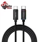 Кабель зарядки Type C - Type C для быстрой зарядки Rocoren 240W 5A PD 3.1 длина 2м семь цветов подсветки - изображение 1