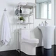 Полка стеллаж напольная над унитазом Toilet Rack 56 х 24 х 154 см (R30893) - изображение 3