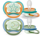 Smoczek Philips Avent Ultra Air 18 m+ neutral nocny SCF376/23 2 szt (8720689026451) - obraz 2