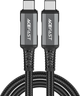 Kabel Acefast USB 4 Type-C do transmisji danych i video 4K 1 m Szaro-czarny (6974316282631) - obraz 1