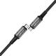Kabel Acefast USB 4 Type-C do transmisji danych i video 4K 1 m Szaro-czarny (6974316282631) - obraz 2