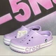 Дитячі крокси для дівчинки Crocs Bayaband Clog Lavender (31/32, лавандові) - зображення 2