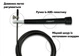 Скакалка скоростная EasyFit Speed Cable Rope 3 м со стальным тросом EF-2039 - изображение 2