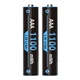 Акумуляторні батареї AAA з USB Type-C Pujimax 1100mWh 1.5V Li-ion (2 шт + кабель) Black (16218-2) - зображення 2