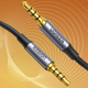 Kabel Ugreen AV183 mini jack 3.5 mm - mini jack 3.5 mm 1 m Szary (AT6957303816484) - obraz 3