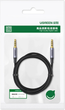 Kabel Ugreen AV183 mini jack 3.5 mm - mini jack 3.5 mm 1 m Szary (AT6957303816484) - obraz 7