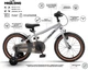 Детский велосипед Miqilong ST 16" серебристый (RBB-ST16-SILVER) - изображение 11