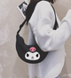 Сумка багет через плече жіноча підліткова крос-боді Куромі, (Kuromi ), hello kitty, Санріо Кітті, Мелоді аніме та k-pop чорний (AN)34189 - зображення 2