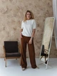 Брюки женские ARTKNIT Katrin S-M Корица (2251948296019) - изображение 5