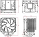 Кулер для процессора ID-Cooling SE-226-XT Black - изображение 7
