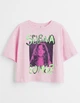 Футболка H&M ДД014052 (1040533018) колір рожевий 158/164 - зображення 1