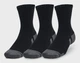 Носки UA Performance Cotton 3p Mid черный Унисекс XL - изображение 1