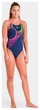 Купальник для женщин Arena RIPPLES SWIMSUIT V BACK B синий Женщины 38 - изображение 3