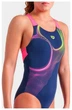 Купальник для женщин Arena RIPPLES SWIMSUIT V BACK B синий Женщины 38 - изображение 4
