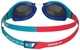 Окуляри для плавання змагальні Speedo Fastskin Hyper Elite Mirror (8-1282116836) зелений червоний - зображення 3