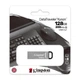 Flash Kingston USB 3.2 DT Kyson 128GB Silver/Black - изображение 1