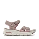 Жіночі сандалі Skechers Arch Fit Fresh Bloom Taupe/Pink 38,5 Бежевий 119305-TPPK - зображення 1