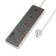 Удлинитель сетевой HOCO Rico 5-position socket AC14A |3USB/1Type-C, PD/QC, 3A/30W| 4758443 - изображение 3