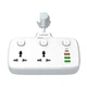 Подовжувач мережний Ldnio SC2413 | 3USB/1Type-C, 3Sockets. QC/PD, 20W/10A, EU Plug| 4758437 - зображення 5