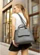 Жіноча спортивна сумка з кишенями SAMBAG Графітова (3660371625) - изображение 2