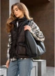 Женская сумка Хобо со съемным кошельком SAMBAG Черная (7580371634) - изображение 3
