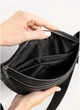 Мужская сумка бананка на пояс из натуральной кожи SAMBAG Черная (786031512) - изображение 9