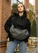 Жіноча сумка Хобо SAMBAG Графіт (726058428) - зображення 2