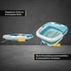 Массажная ванночка для ног First FA-8116-2-BL 450 Вт голубая 5111332 - изображение 6