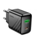 Адаптер сетевой HOCO Rico charger CS25A |1USB/1Type-C, 20W/3A, PD/QC| 4997229 - зображення 3