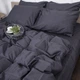 Комплект постельного белья MirSon Satin Premium 0240 Iron grey 2 x 160 x 220 см (2200001717909) - изображение 6