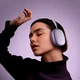 Бездротові Bluetooth навушники Hoco W65 Happy BT headphones |портативна стерео гарнітура, Bluetooth 5.4, AUX/TF, USB Type-C, до 45 годин відтворення, 400 мАг, вбудований мікрофон| Фіолетовий - зображення 3