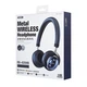 Бездротові Bluetooth навушники REMAX RB-620HB Wireless Stereo Headphone |портативна стерео гарнітура, Bluetooth 5.0, AUX 3.5 мм, до 18 годин відтворення, 300mAh, вбудований мікрофон, швидке заряджання, зручне керування| Синій - зображення 2