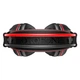 Ігрові дротові навушники BOROFONE Hi-Res BO101 Gaming LED Racing headphones |геймерська гарнітура, кабель 2 м, провідні, 40-мм динаміки, AUX 3.5 мм + USB, LED-підсвітка, вбудований мікрофон| Чорно-червоний - зображення 5