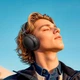 Бездротові Bluetooth навушники Borofone BO33 Melody BT headphones |портативна стерео гарнітура, Bluetooth 5.4, AUX/TF, Type-C, до 18 годин відтворення, 250 мАг, вбудований мікрофон| Чорний - зображення 3