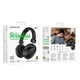Бездротові Bluetooth навушники Borofone BO33 Melody BT headphones |портативна стерео гарнітура, Bluetooth 5.4, AUX/TF, Type-C, до 18 годин відтворення, 250 мАг, вбудований мікрофон| Чорний - зображення 4
