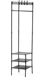 Угловая вешалка для одежды и обуви Corner Coat Rack Multifunctional 10 крючков 4 полки - изображение 3