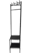 Угловая вешалка для одежды и обуви Corner Coat Rack Multifunctional 10 крючков 4 полки - изображение 4
